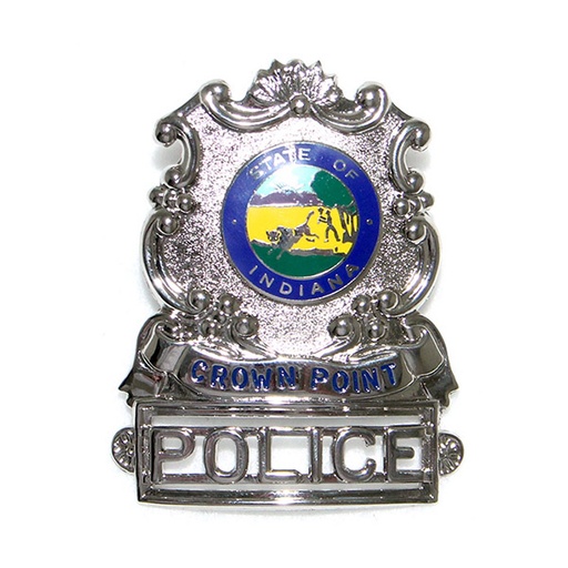 Crown Point PD Hat Badge