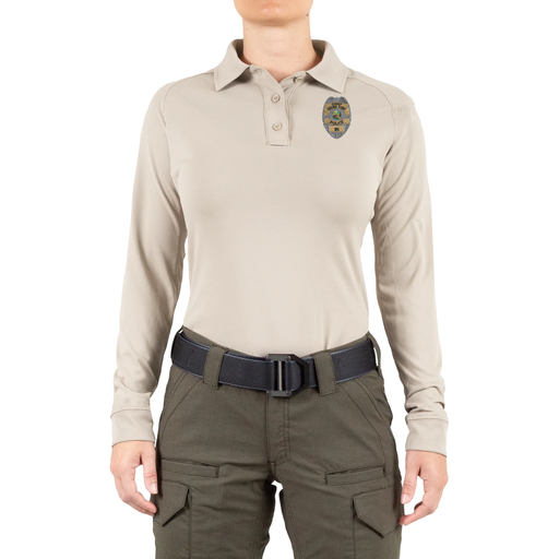 Crown Point PD Long Sleeve Polo for Women